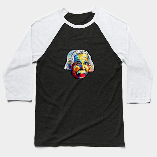 albert einstein Baseball T-Shirt by mailsoncello